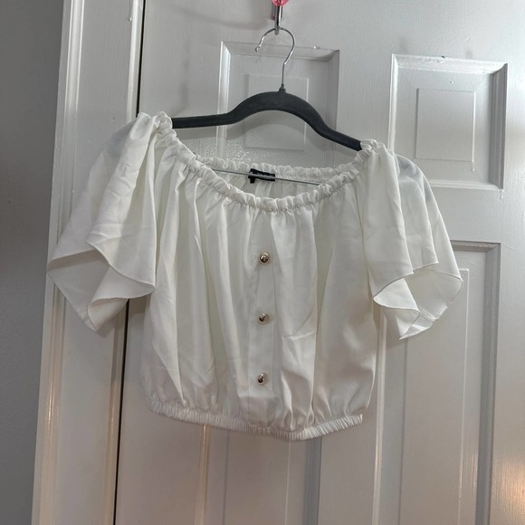 SHEIN cropped blouse - Picture 1 of 3